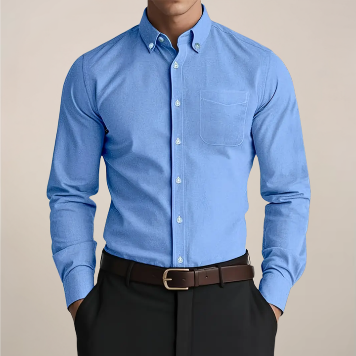 Men’s Long Sleeve Everyday Shirt – Classic Button-Up for Work or Weekend
