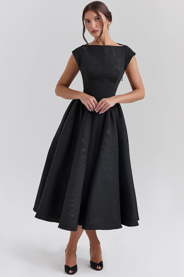 Women’s Fit-and-Flare Midi Dress