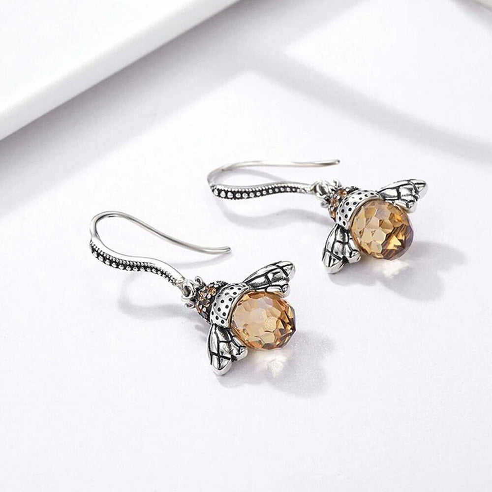 Edith - Dancing Bee Earrings