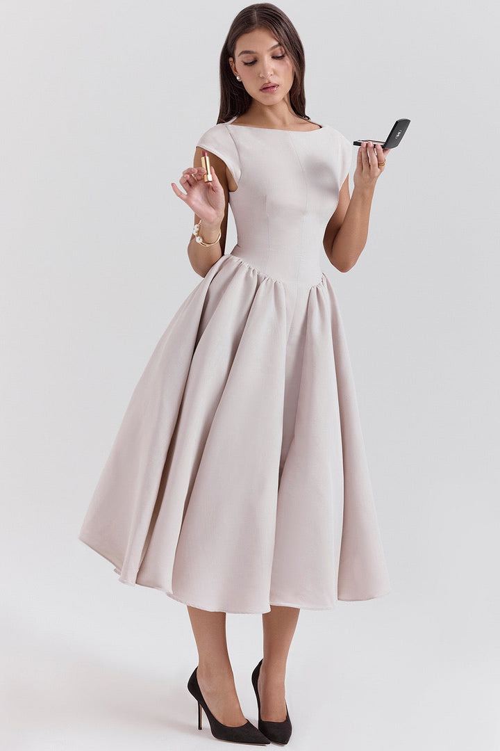 Women’s Fit-and-Flare Midi Dress