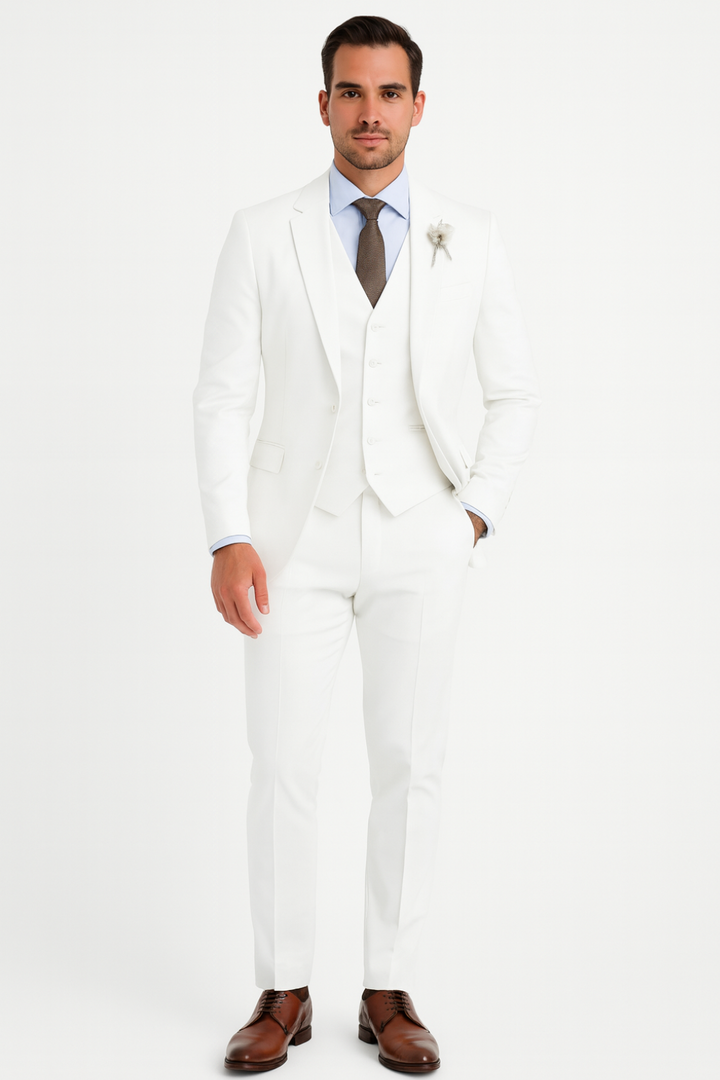 Men's Modern Wedding Guest 3-Piece Suit