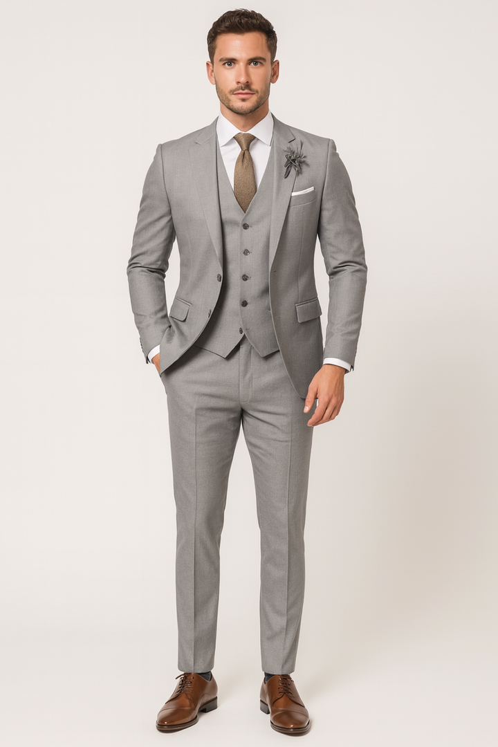 Men's Modern Wedding Guest 3-Piece Suit