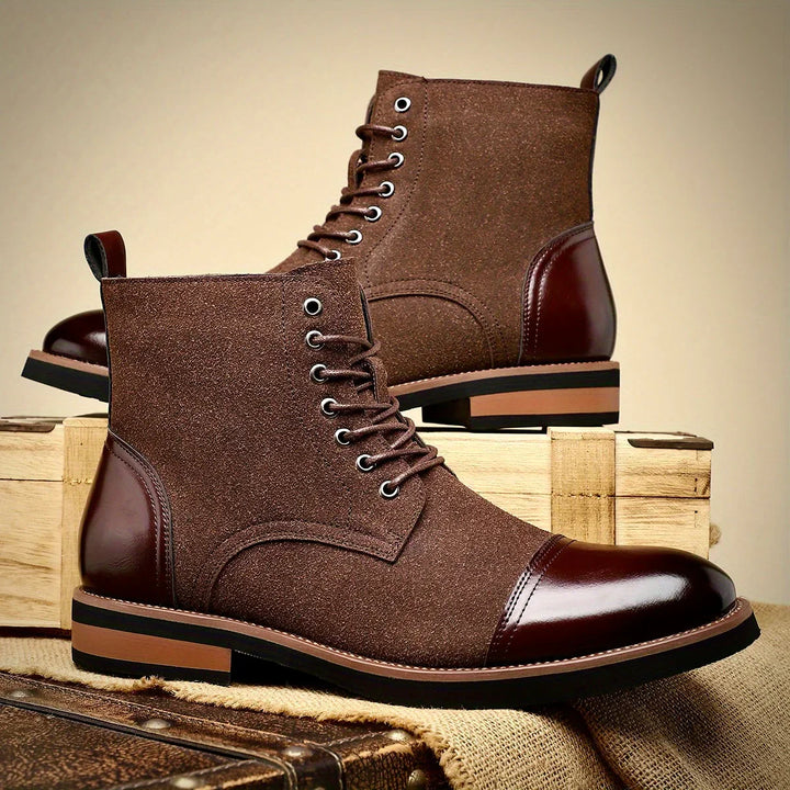Men’s Modern Oxford Boots – Timeless Elegance with Everyday Functionality