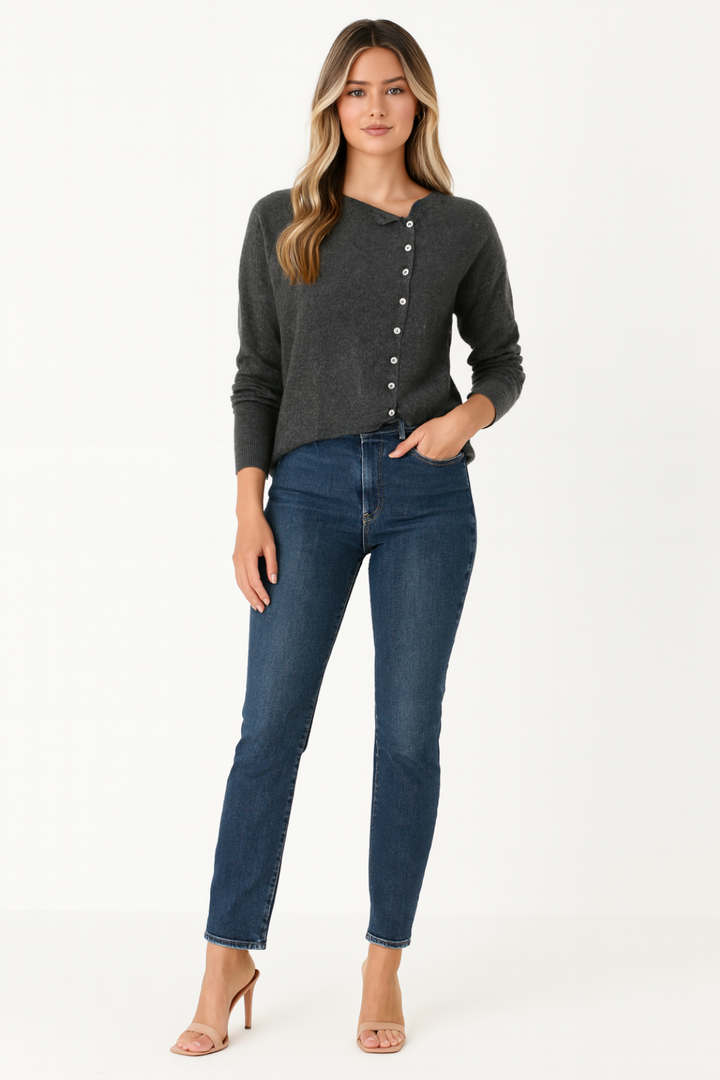 Women's Classic Button Sweater