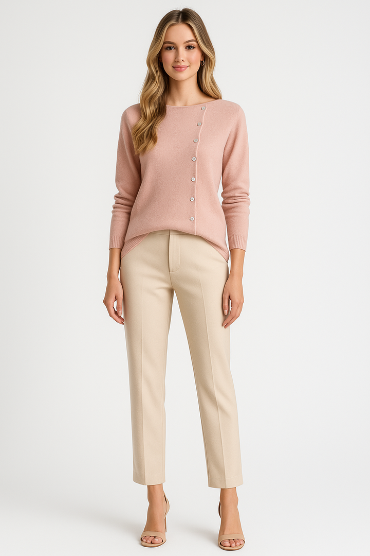 Women's Classic Button Sweater