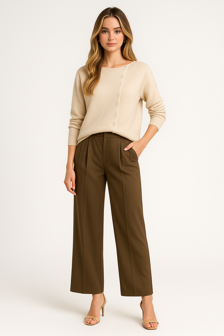Women's Classic Button Sweater