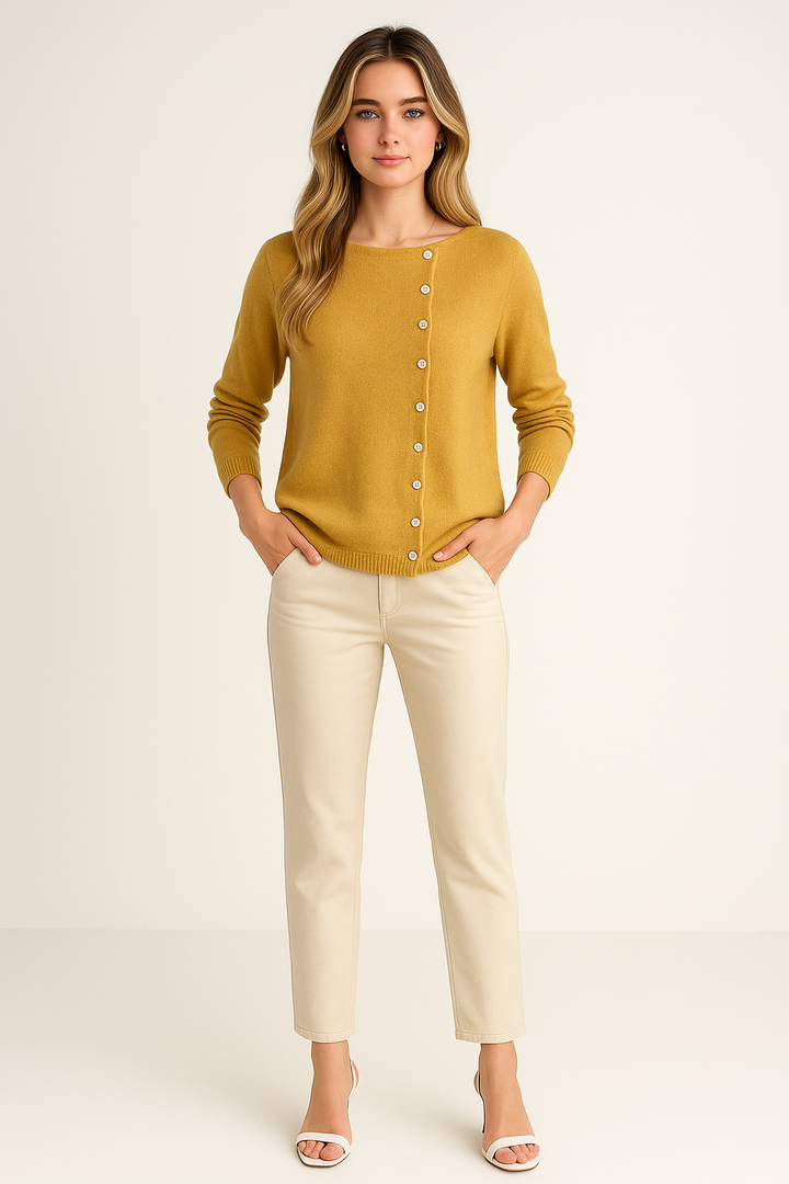 Women's Classic Button Sweater