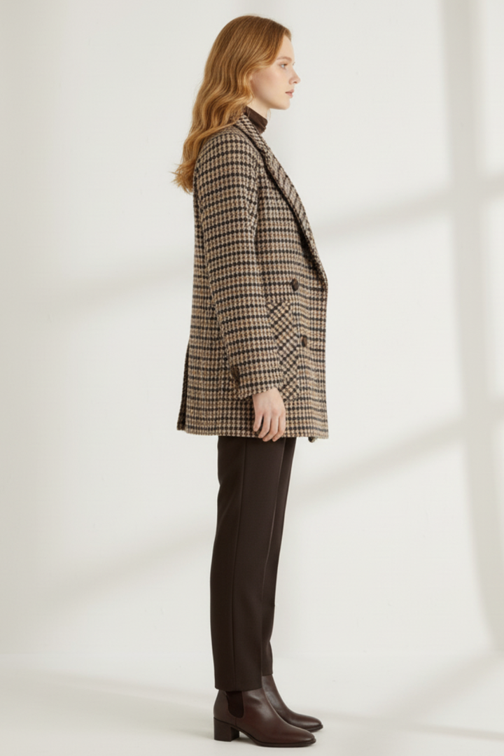 Women’s Classic Checkered Blazer