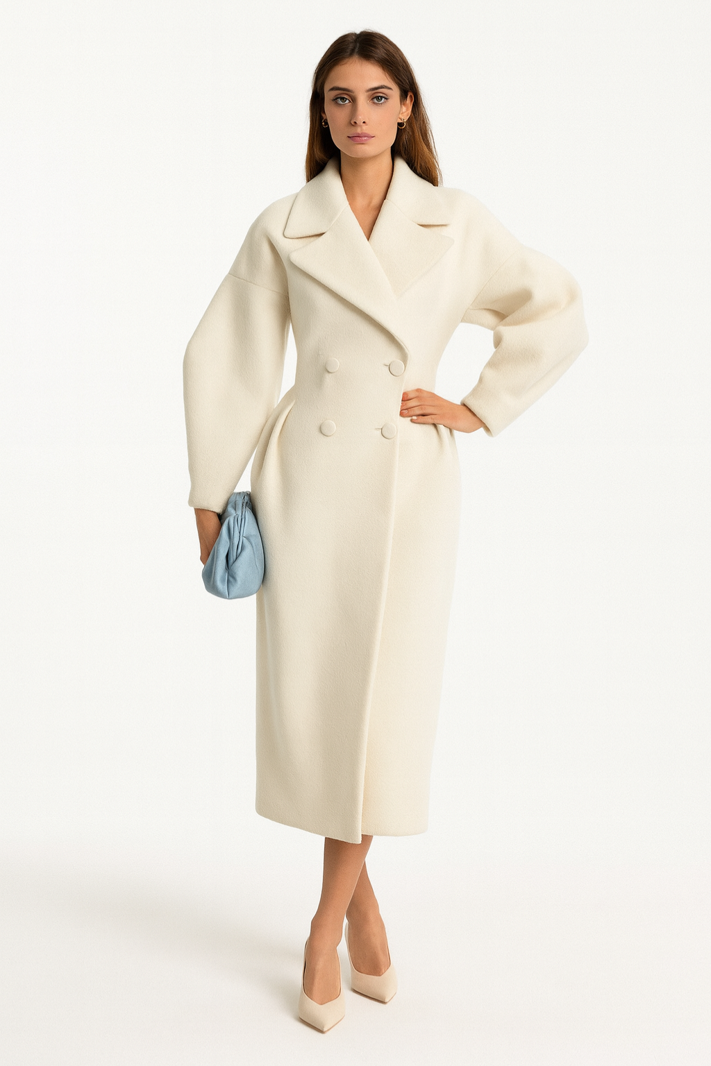 Women's Classic Long Winter Trench Coat