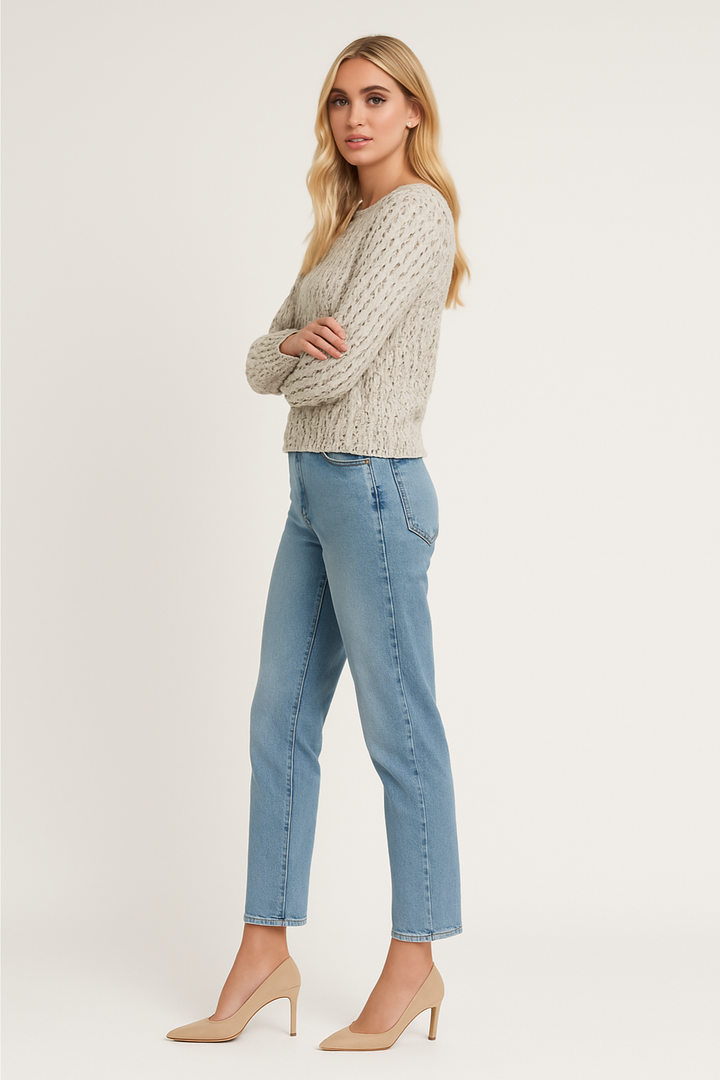 Women's Classic Round Neck Sweater