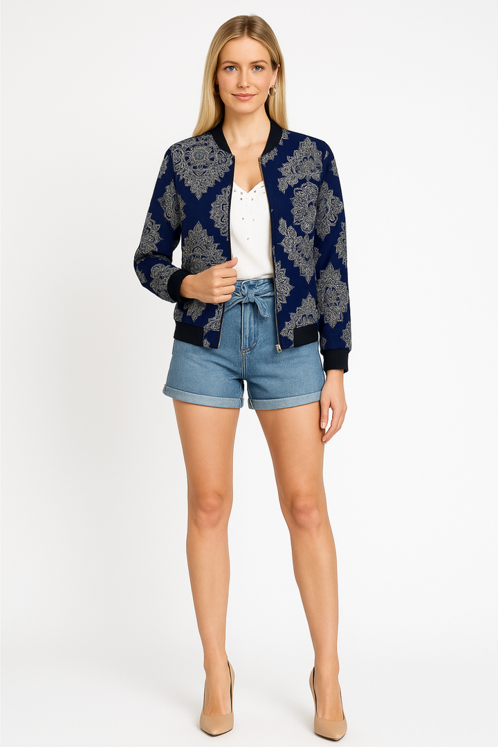 Women’s Colorful Bomber Jacket