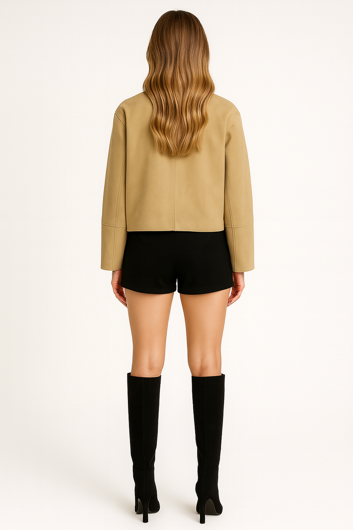 Women's Cropped Blazer Jacket