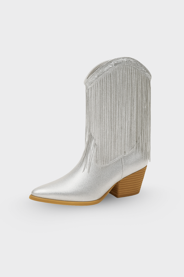 Women's Fringe Mid-Calf Boots