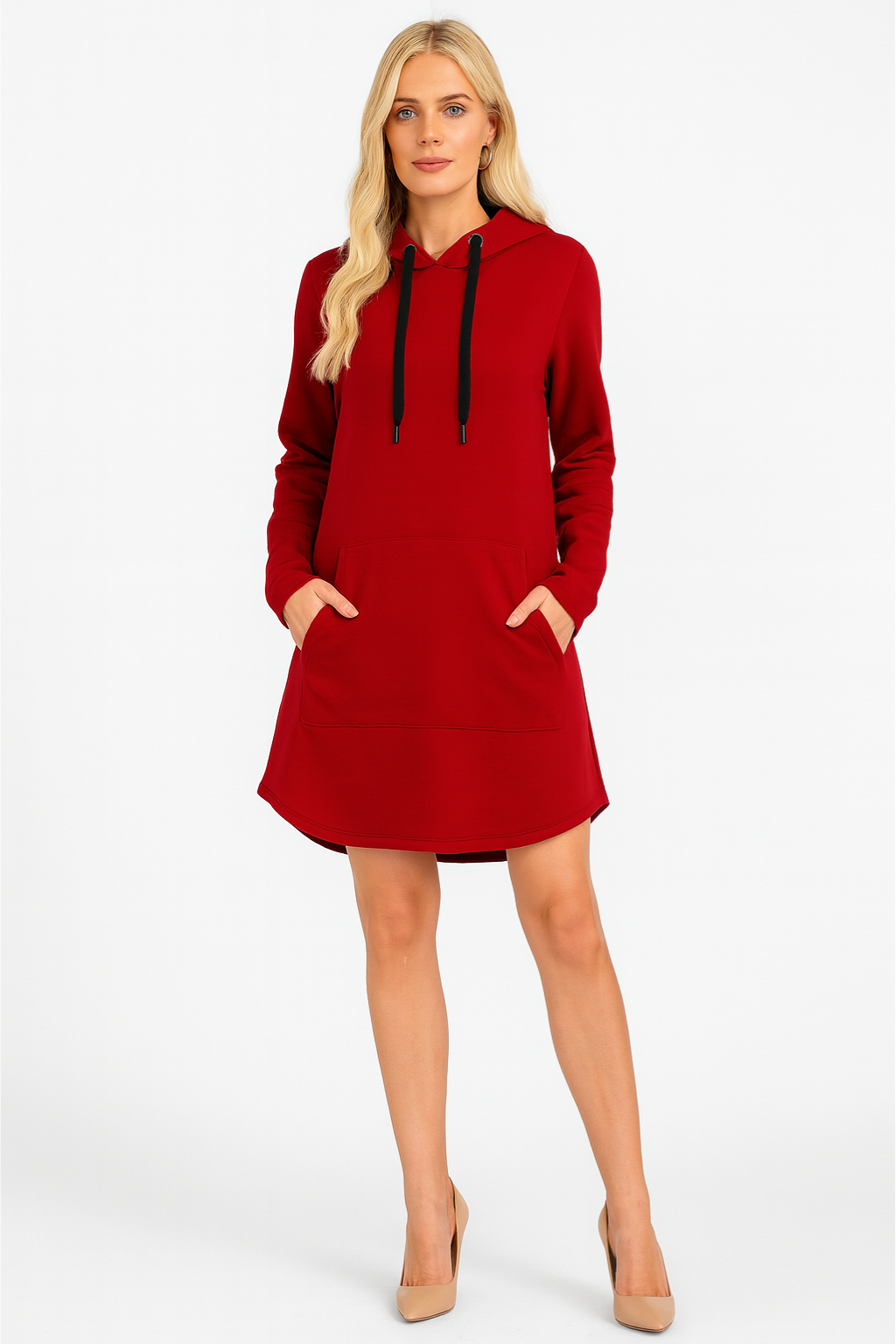 Women's Hoodie Dress with Hood