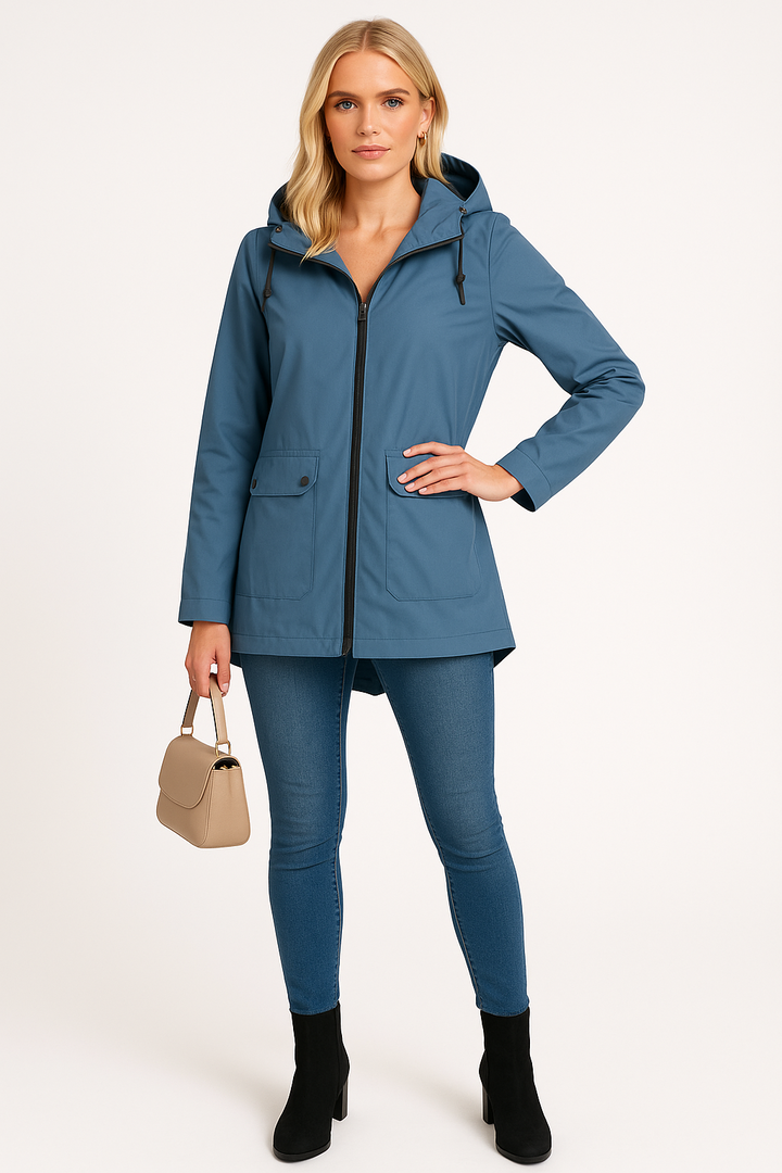 Women’s Lightweight Hooded Rain Jacket