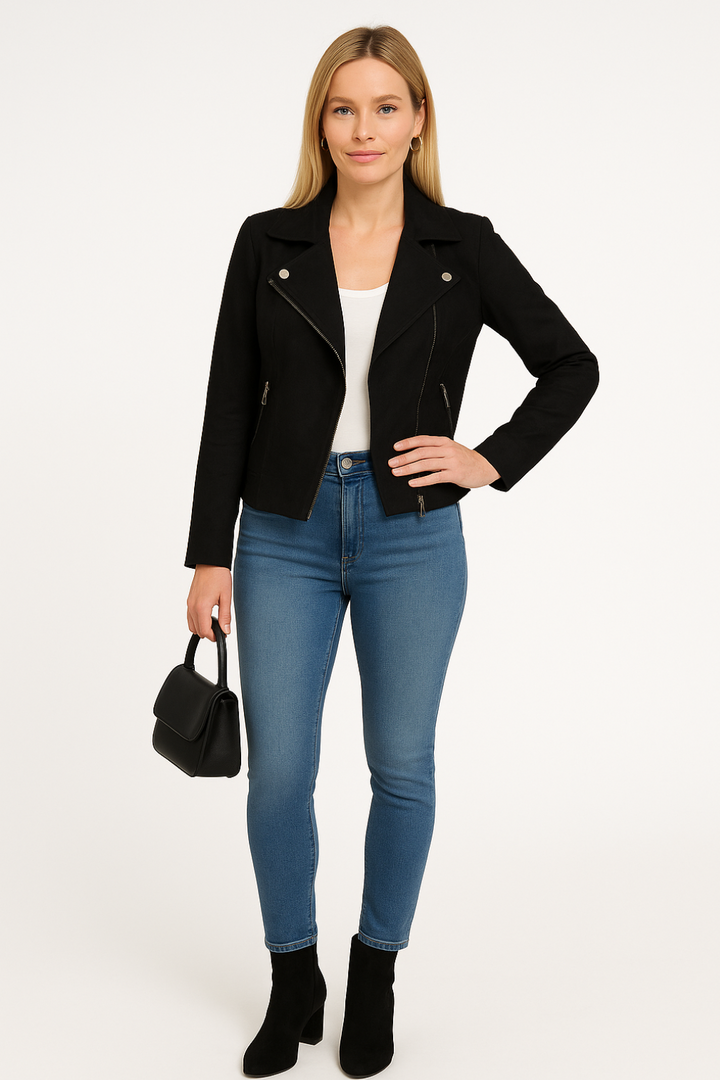 Women’s Zip-Front Long Sleeve Jacket