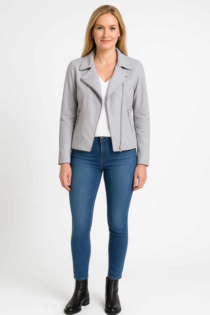 Women’s Zip-Front Long Sleeve Jacket