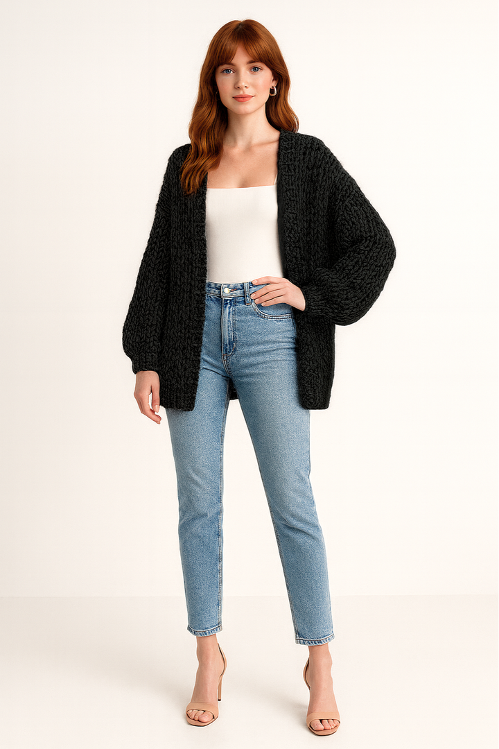 Women's Oversized Chunky Knit Cardigan