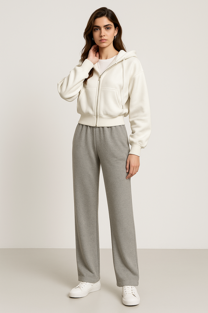 Women’s Oversized Cropped Hooded Jacket