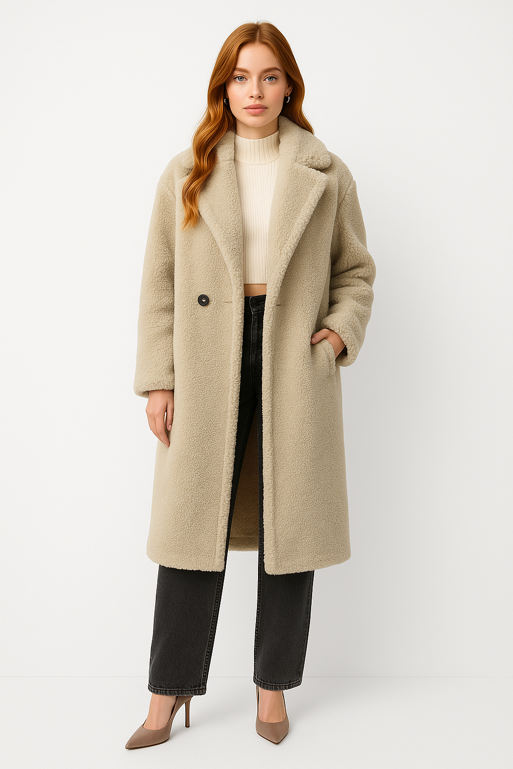 Women's Oversized Teddy Winter Coat
