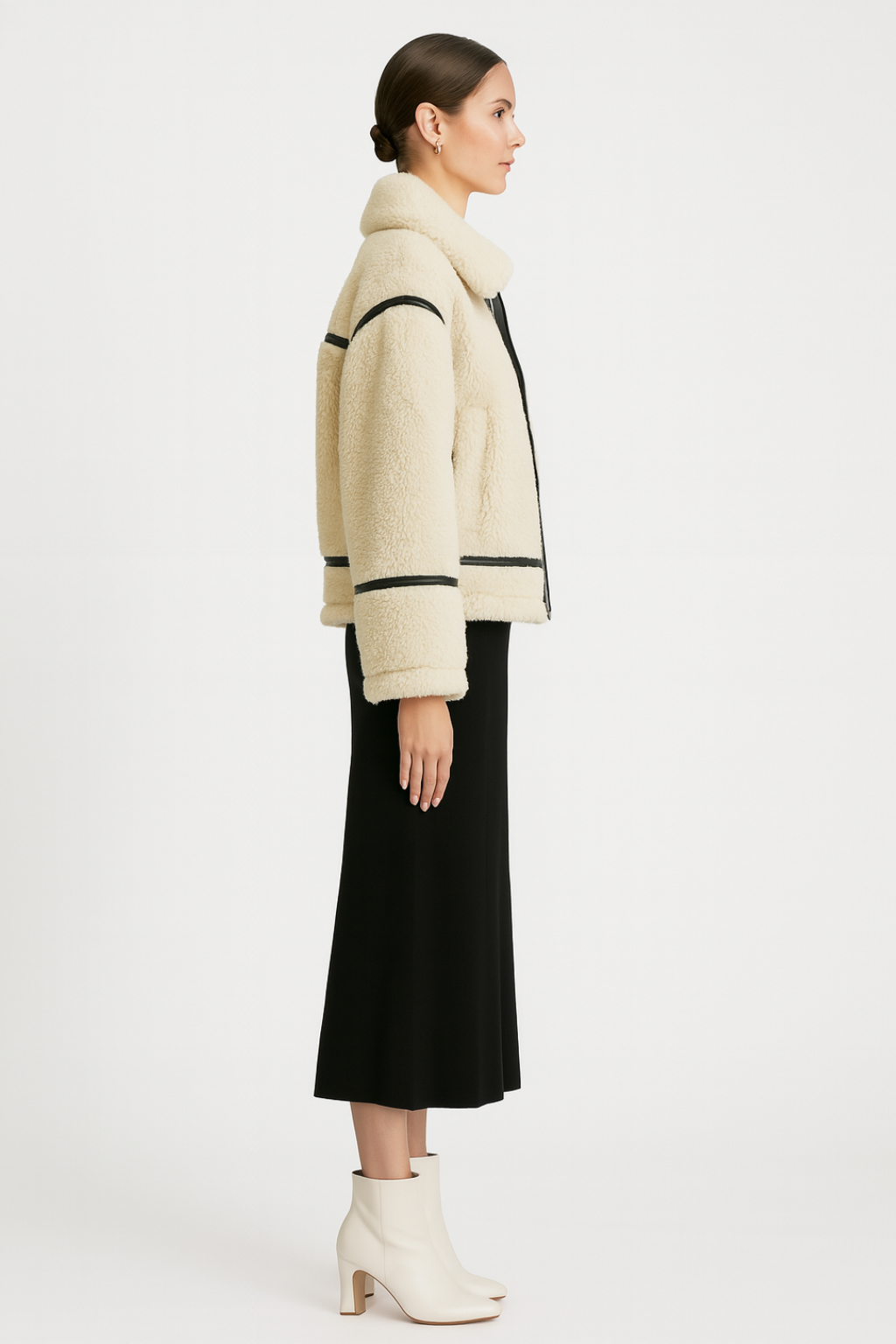 Women’s Oversized Zip Fleece Jacket