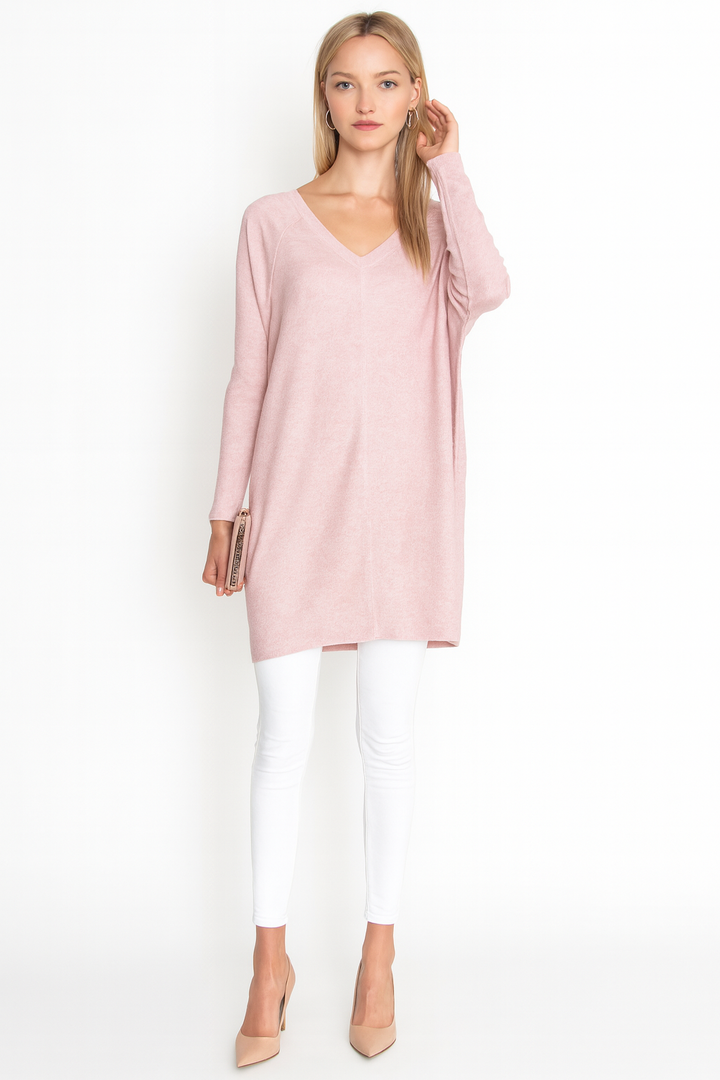 Women’s Relaxed V-Neck Knit Sweater