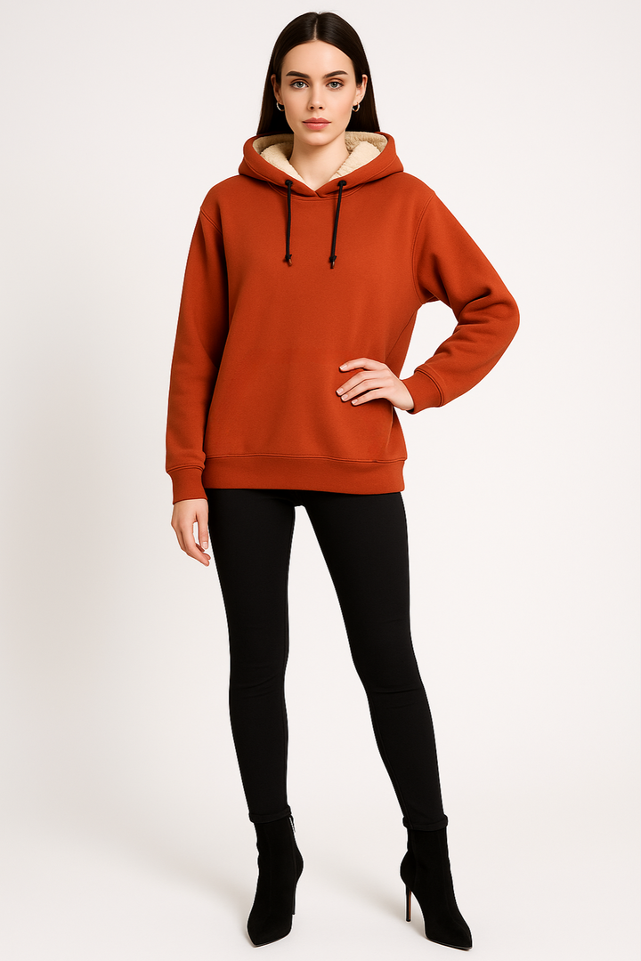 Women's Soft Fleece-Lined Hoodie