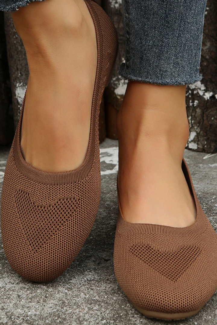 Women’s Soft Knit Ballet Flats