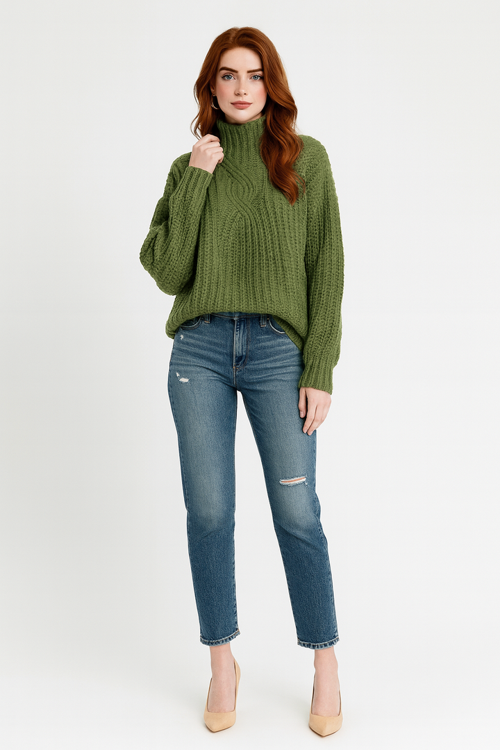 Women's Warm Loose Knit Sweater