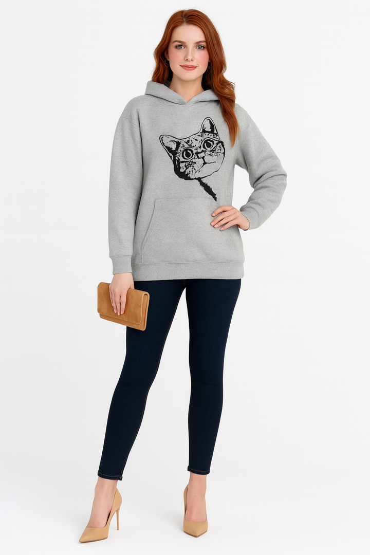 Women's Plush Oversized Hoodie