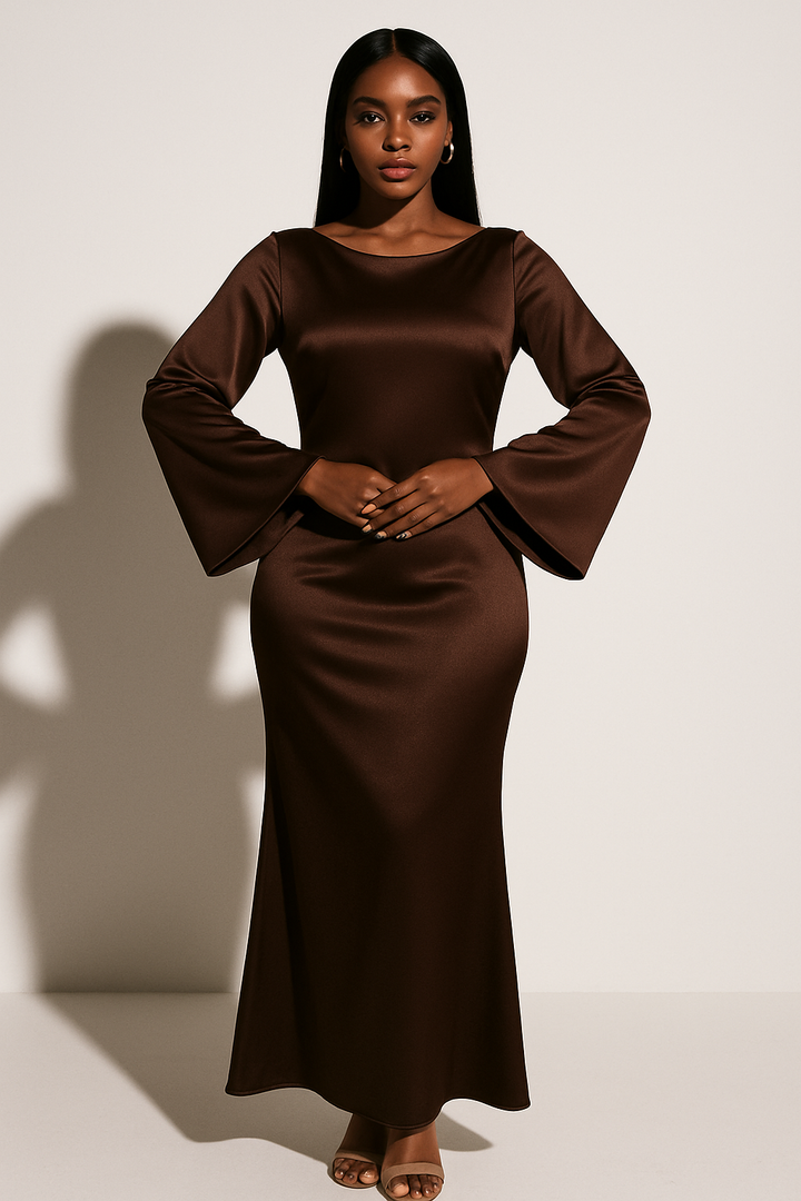 Women’s Long Sleeve Evening Gown