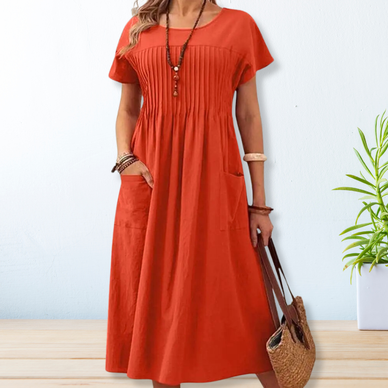 Alyssa - Effortlessly Elegant Midi Dress