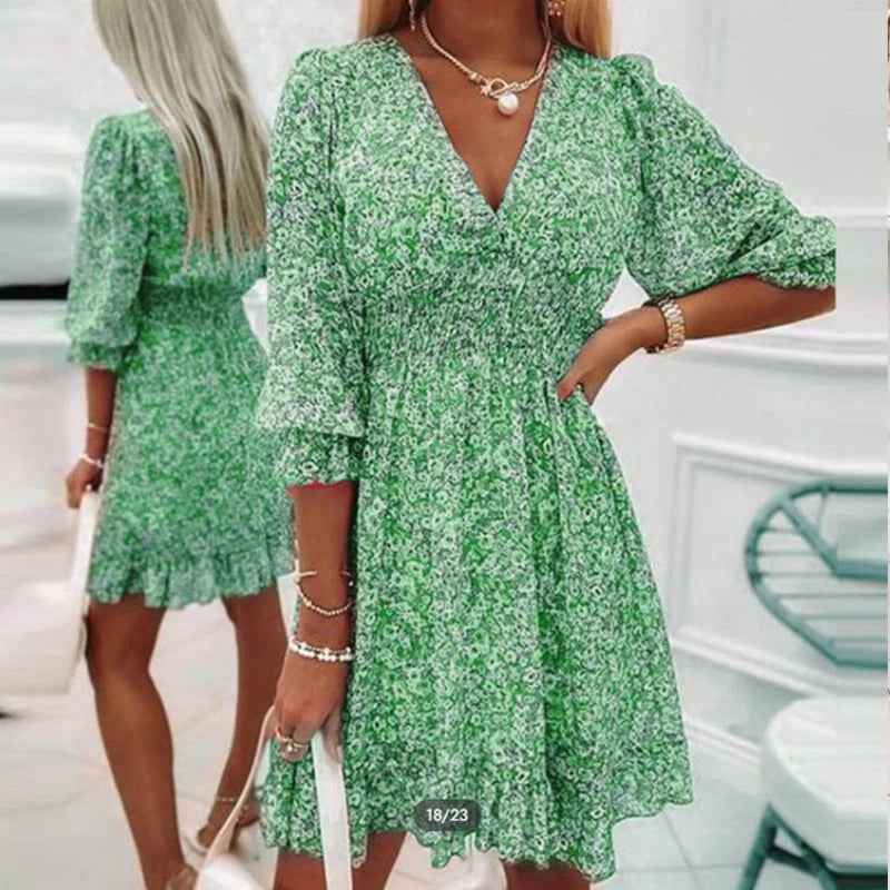 Tegan - Boho Mini Dress