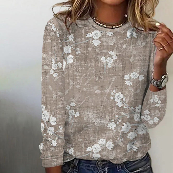Jocelyn - Floral Print Long-Sleeve Top