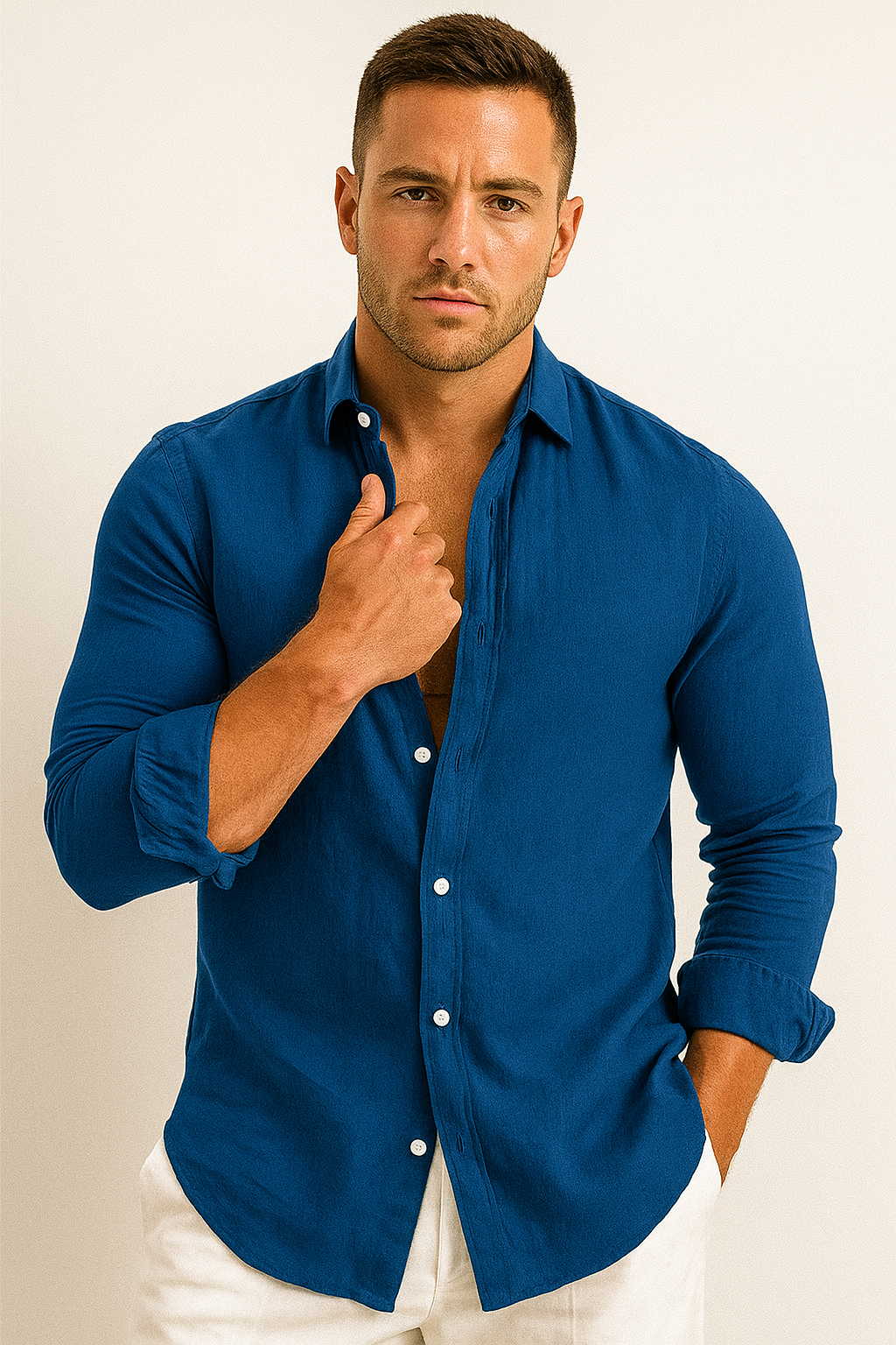 Men’s Classic Linen Shirt