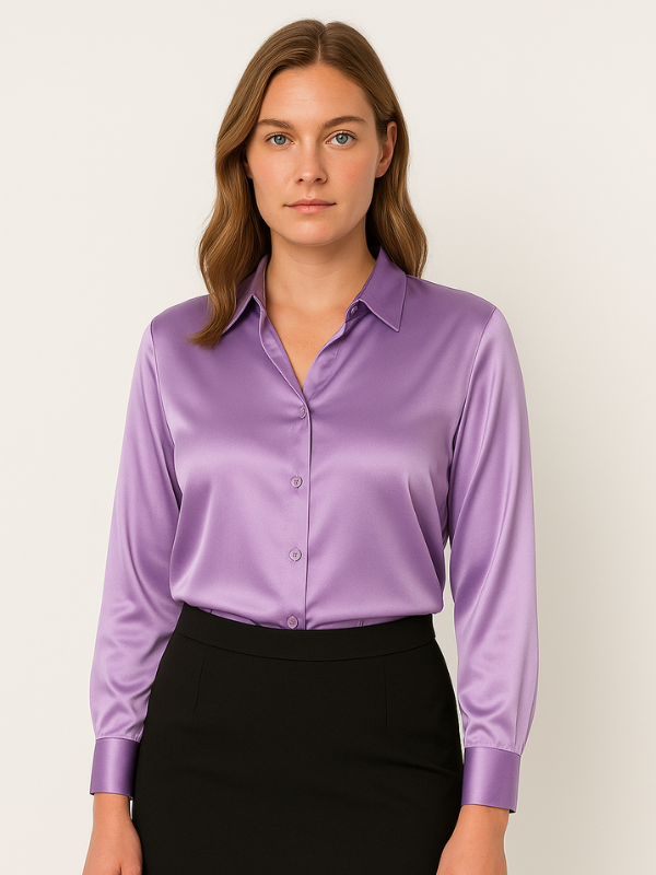 Elaire - Satin Blouse for Women