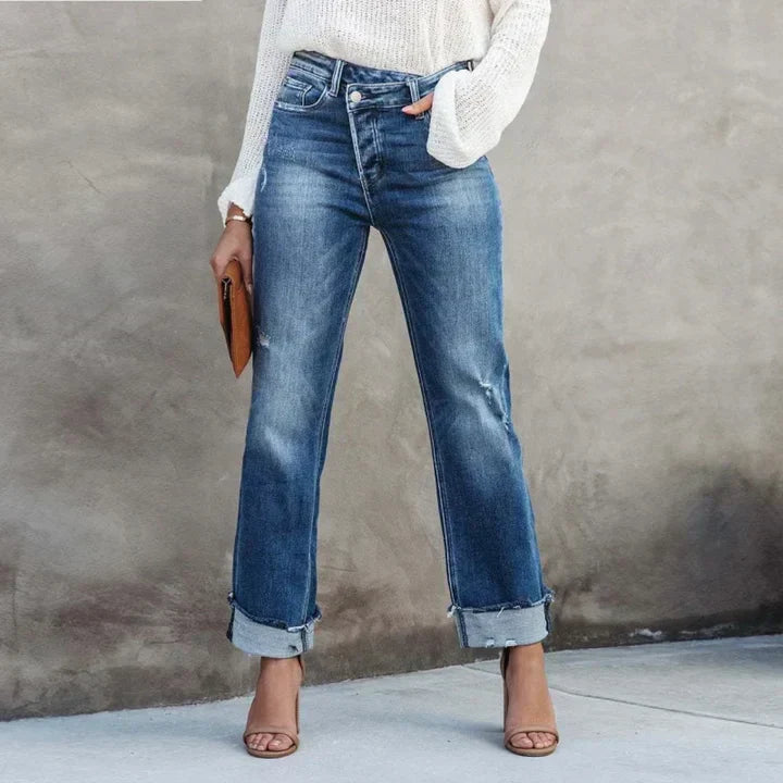 Hazel - Stylish High-Waisted Jeans