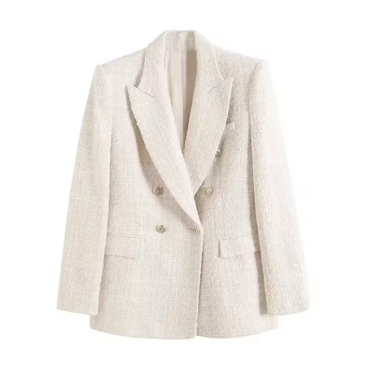 Anne - Long-Sleeve Notched Collar Blazer