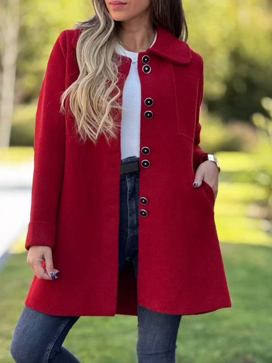Freya - Elegant A-Line Winter Coat