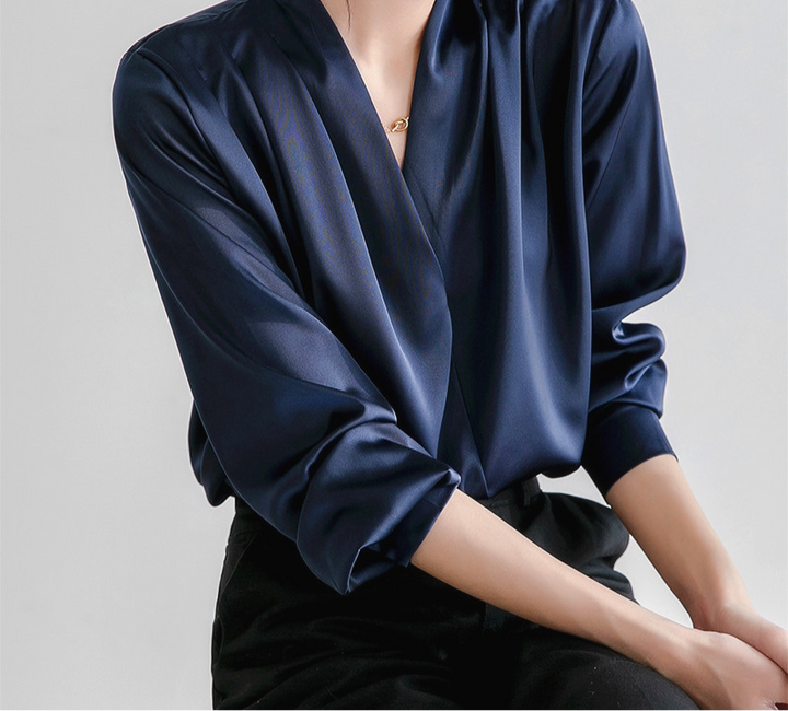 Elegant Women’s Long-Sleeve Blouse