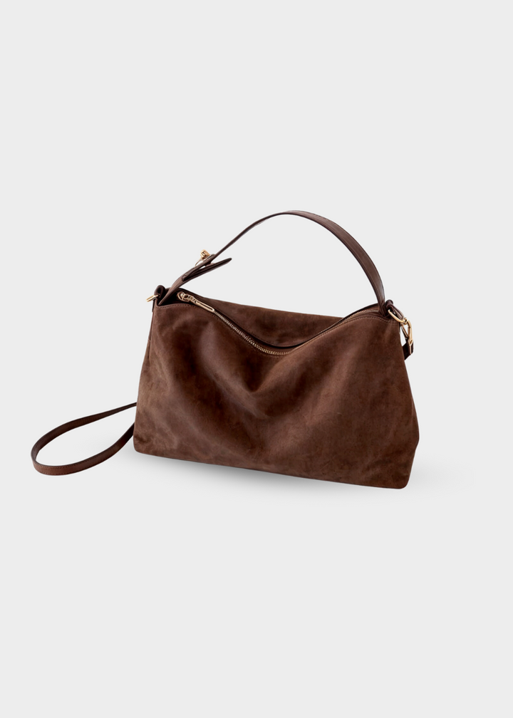 Luna - Faux Suede Bag MM