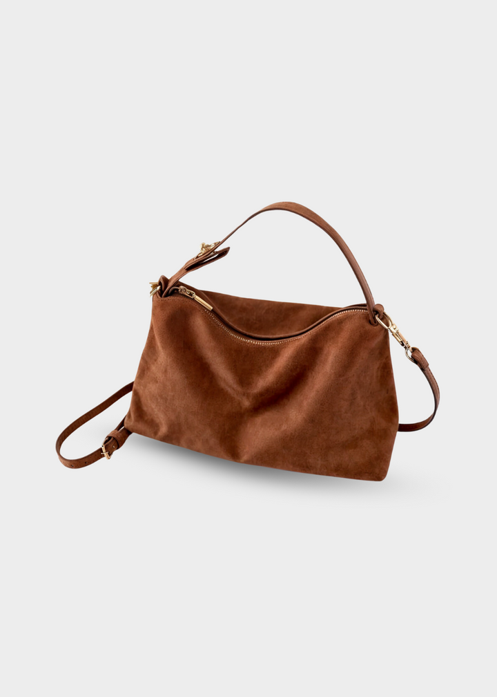 Luna - Faux Suede Bag MM