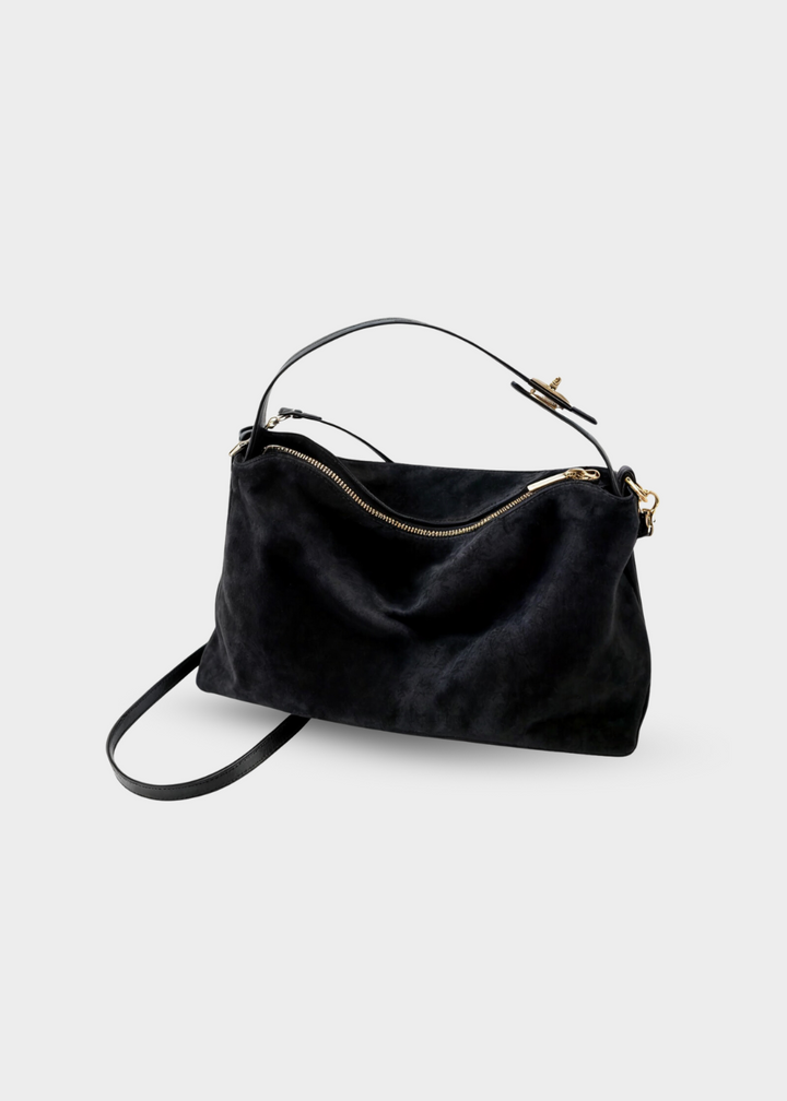 Luna - Faux Suede Bag MM