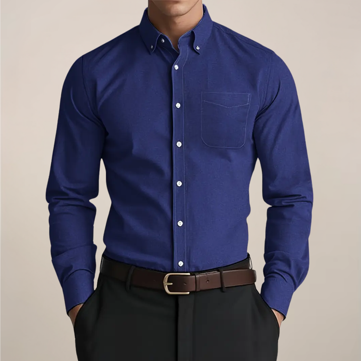 Men’s Long Sleeve Everyday Shirt – Classic Button-Up for Work or Weekend