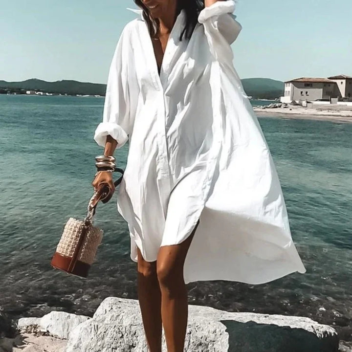 Camille - Long Sleeve Beach Cover-Up