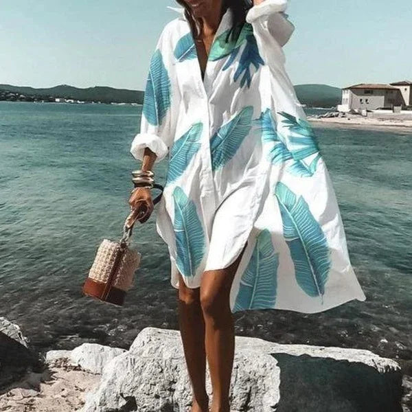 Camille - Long Sleeve Beach Cover-Up