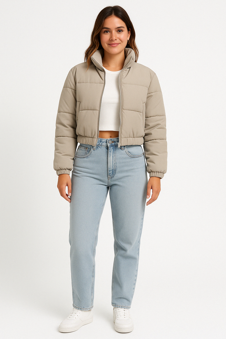 Cropped Puffer Jacket