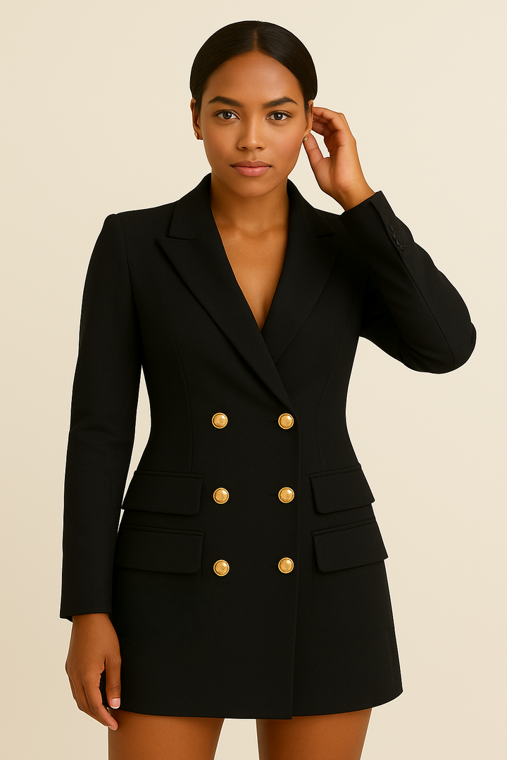Women's Double-Breasted Blazer Dress