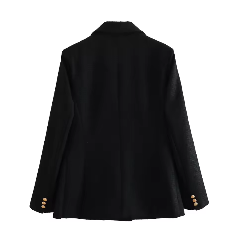 Anne - Long-Sleeve Notched Collar Blazer
