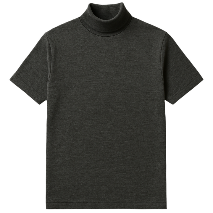 Men’s Short Sleeve Turtleneck T-Shirt